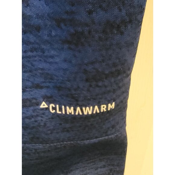 Adidas Pullover Hooded Sweatshirt Size Large Blue Black Logo‎ Hoodie - Picture 4 of 7